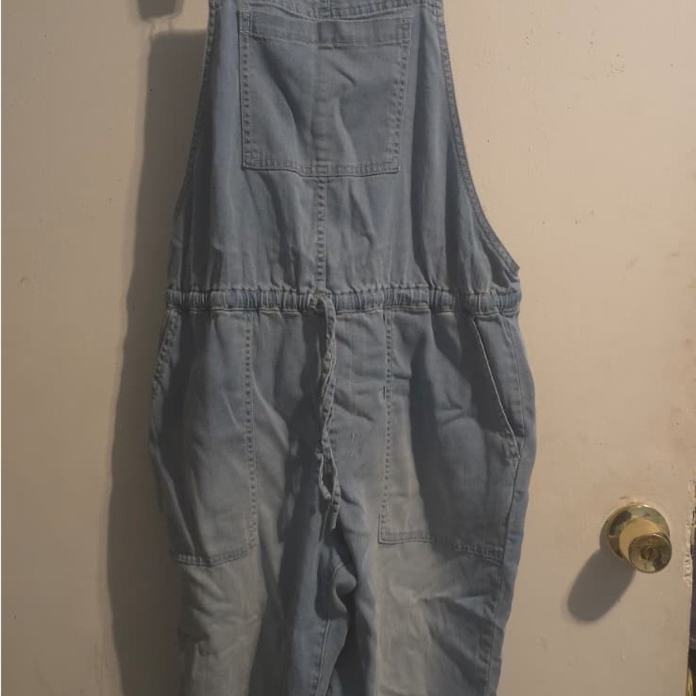 Jordache Light Blue Denim Overalls - Picture 3 of 16